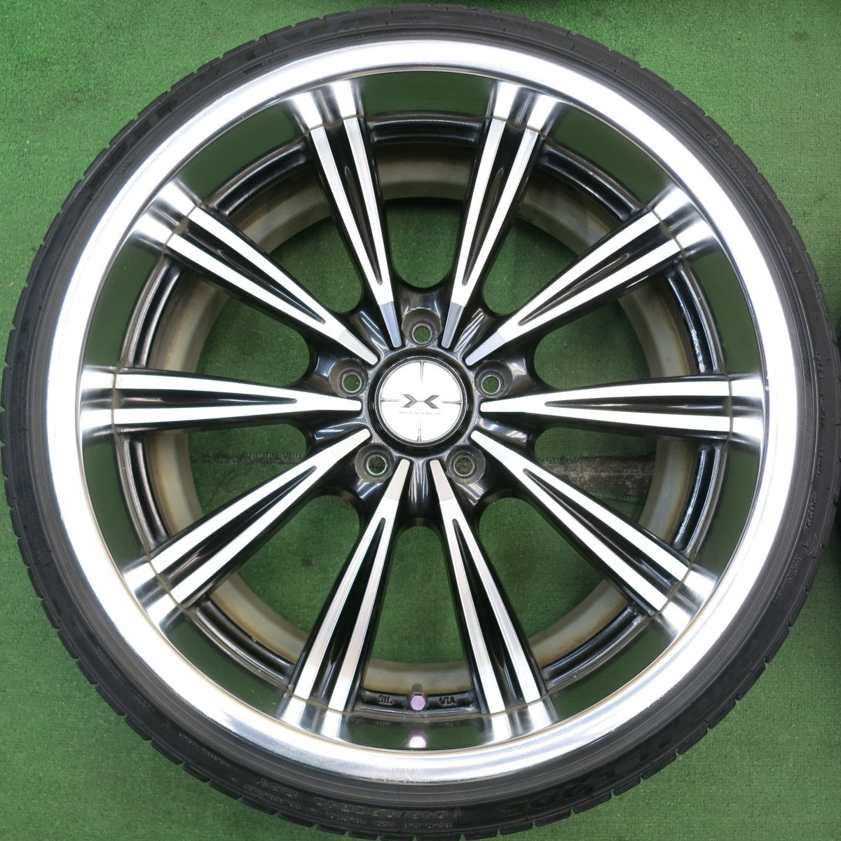 4本価格!22年★MAVERICK 110S SL CURL フランジ 215/35R19 225/35R19 ミネルバ ラジアル F205 マーベリック 19インチ PCD114.3/5H★5053101HAノ