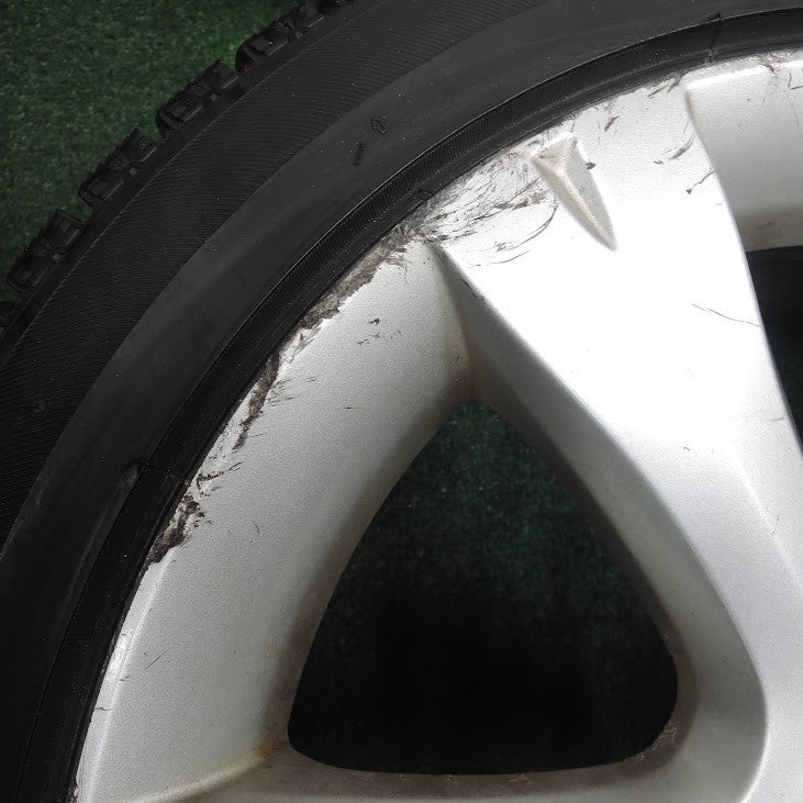 4本価格★スバル レガシィ 純正 215/45R17 スタッドレス ブリヂストン アイスパートナー2 17インチ PCD100★3110807TNス