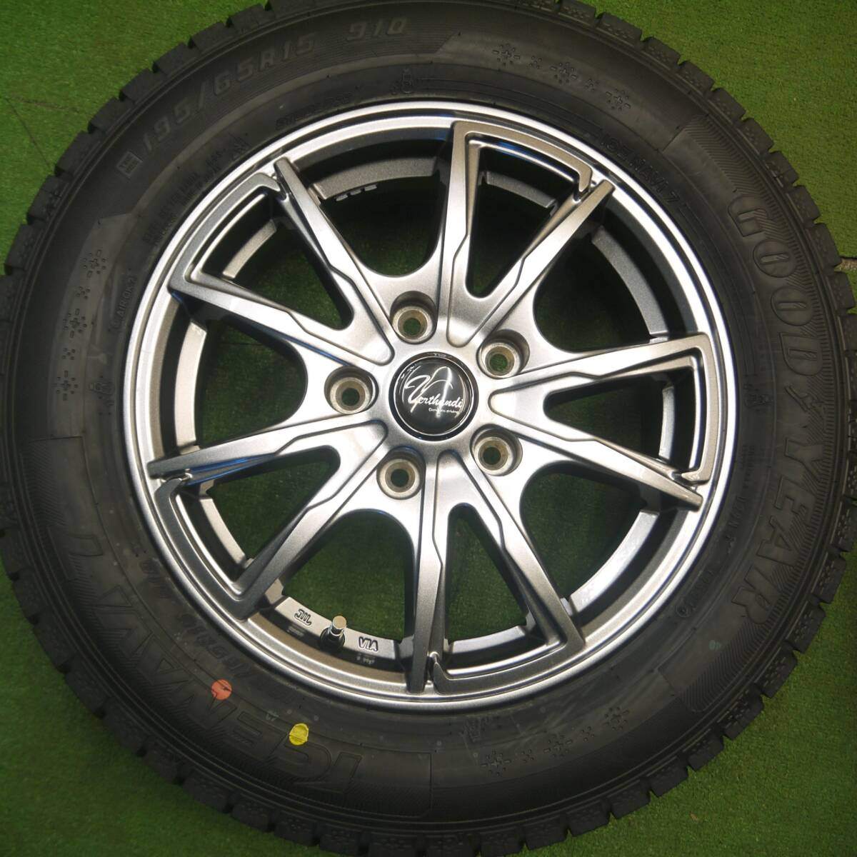 未使用!24年★スタッドレス 195/65R15 グッドイヤー アイスナビ7 Verthandi ヴェルザンディ ヴェルサンディ 15インチ PCD114.3/5H★5020504Hス