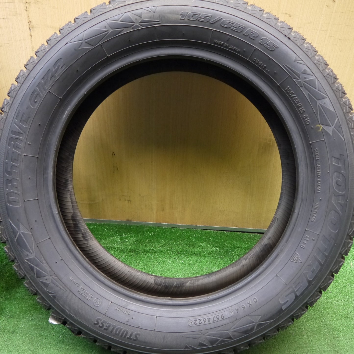未使用!22年★スタッドレス 165/65R15 トーヨー オブザーブ GIZ2 タイヤ 15インチ タフト デリカ D:2 ソリオ 等★5062707Hスタ