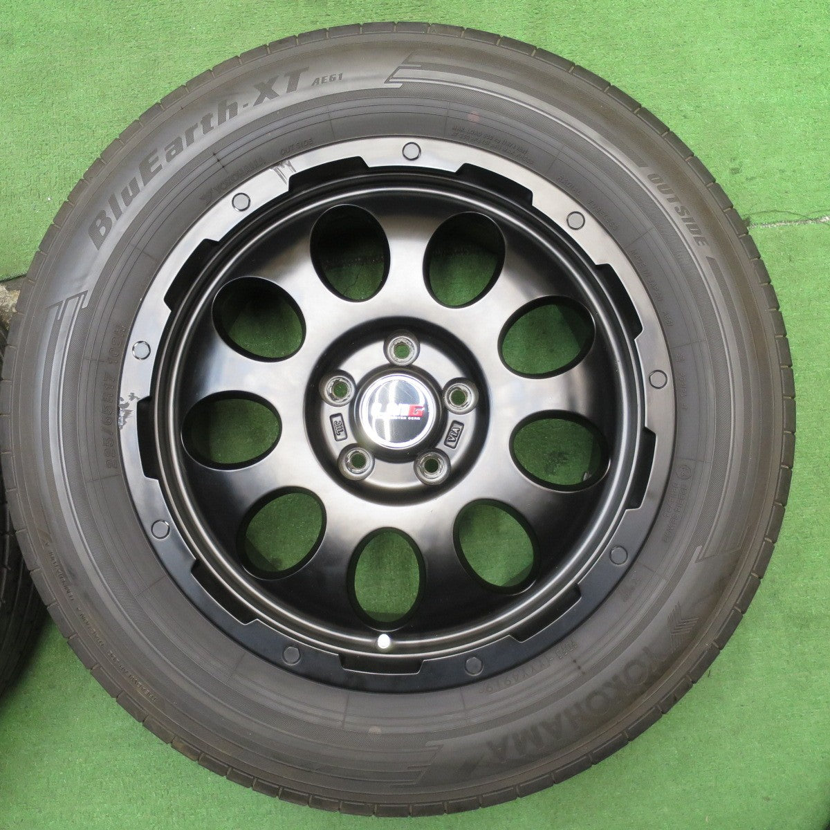 4本価格★LEHRMEISTER CS-9 225/65R17 ヨコハマ BluEarth-XT AE61 レアマイスター 17インチ PCD114.3/5H★5062602NJノ
