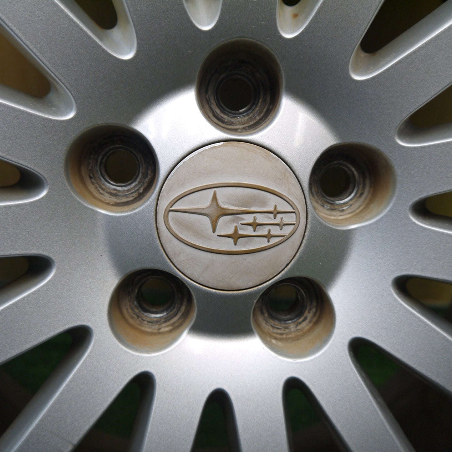 バリ溝!22年!8.5分★スバル レガシィ 純正 225/45R18 ヨコハマ エコス ES31 ケンダ Kuavela SL KR32 18インチ PCD100/5H★5061802Hノ
