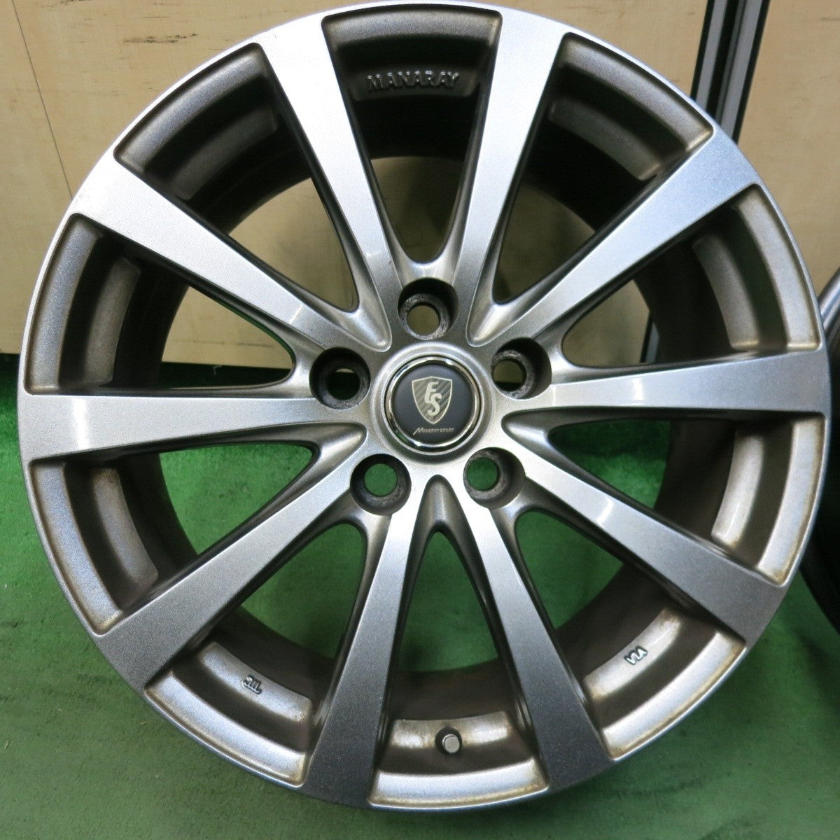 4本価格★レクサス 等 MANARAY SPORT マナレイスポーツ 18インチ ホイール 18×8J PCD120/5H★5021002SYホ