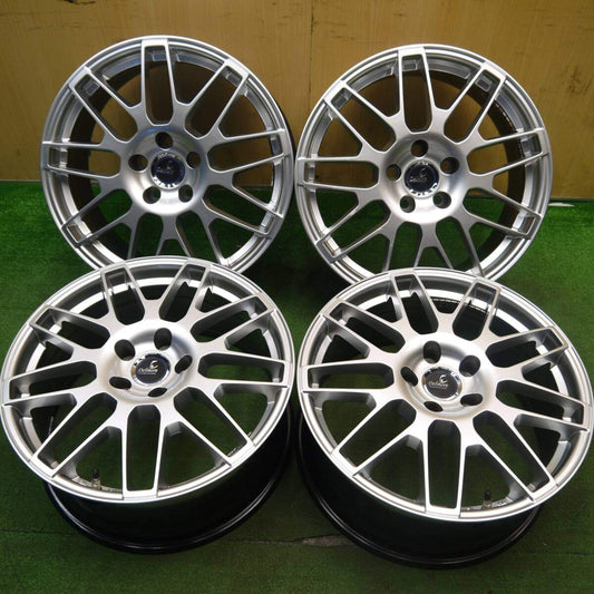 気圧センサー付 綺麗★レクサス 等 Delmore LC.S weds 18インチ デルモア ウェッズ ホイール 18×8J PCD114.3/5H★5040807Hホ