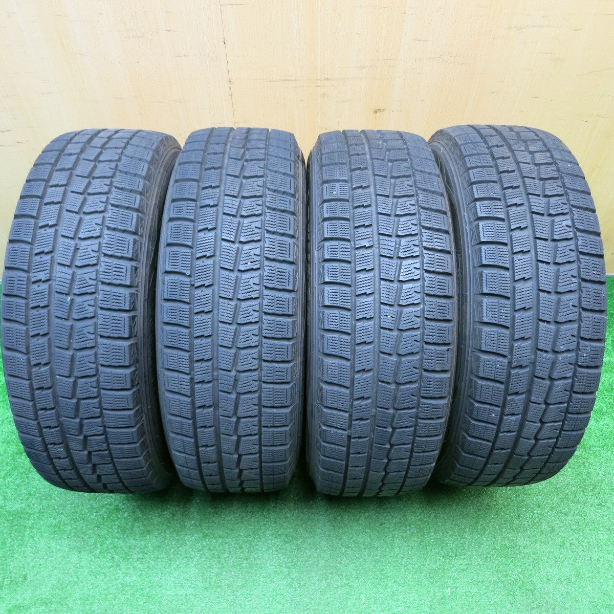 バリ溝!キレイ!9.5分★スタッドレス 205/65R16 ダンロップ ウインターマックス WM01 ZACK JP-520 MONZA ザック 16インチ PCD114.3/5H★5102301HAス