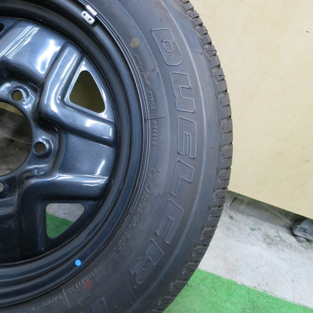 未使用!1本◎スズキ JB64 ジムニー 純正 スチール 175/80R16 ブリヂストン デューラー H/T 684Ⅱ DUELER 16インチ PCD139.7/5H◎6100602ナノ