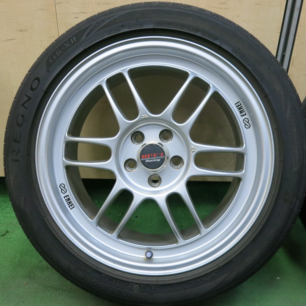 キレイ★86 BRZ 等 ENKEI RPF1 Racing 215/50R17 ブリヂストン レグノ GR-X2 エンケイ レーシング 17インチ PCD100/5H★5082204SKノ