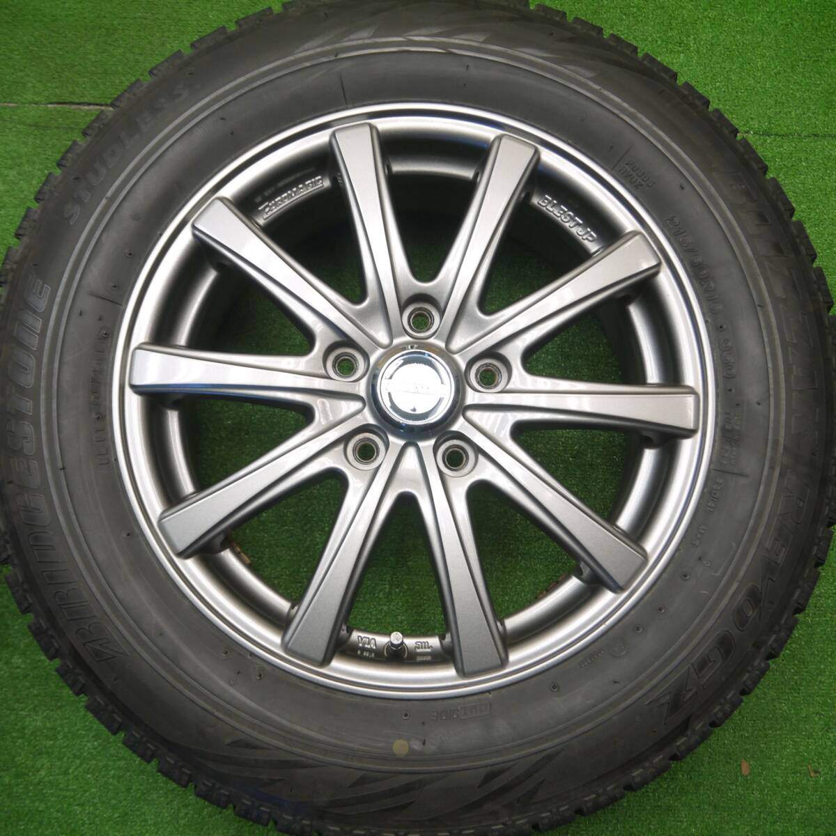 キレイ★スタッドレス 215/60R16 EUROMAGIC BLEST JP ブリヂストン REVO GZ ユーロマジック PCD114.3/5H★4101102Hス