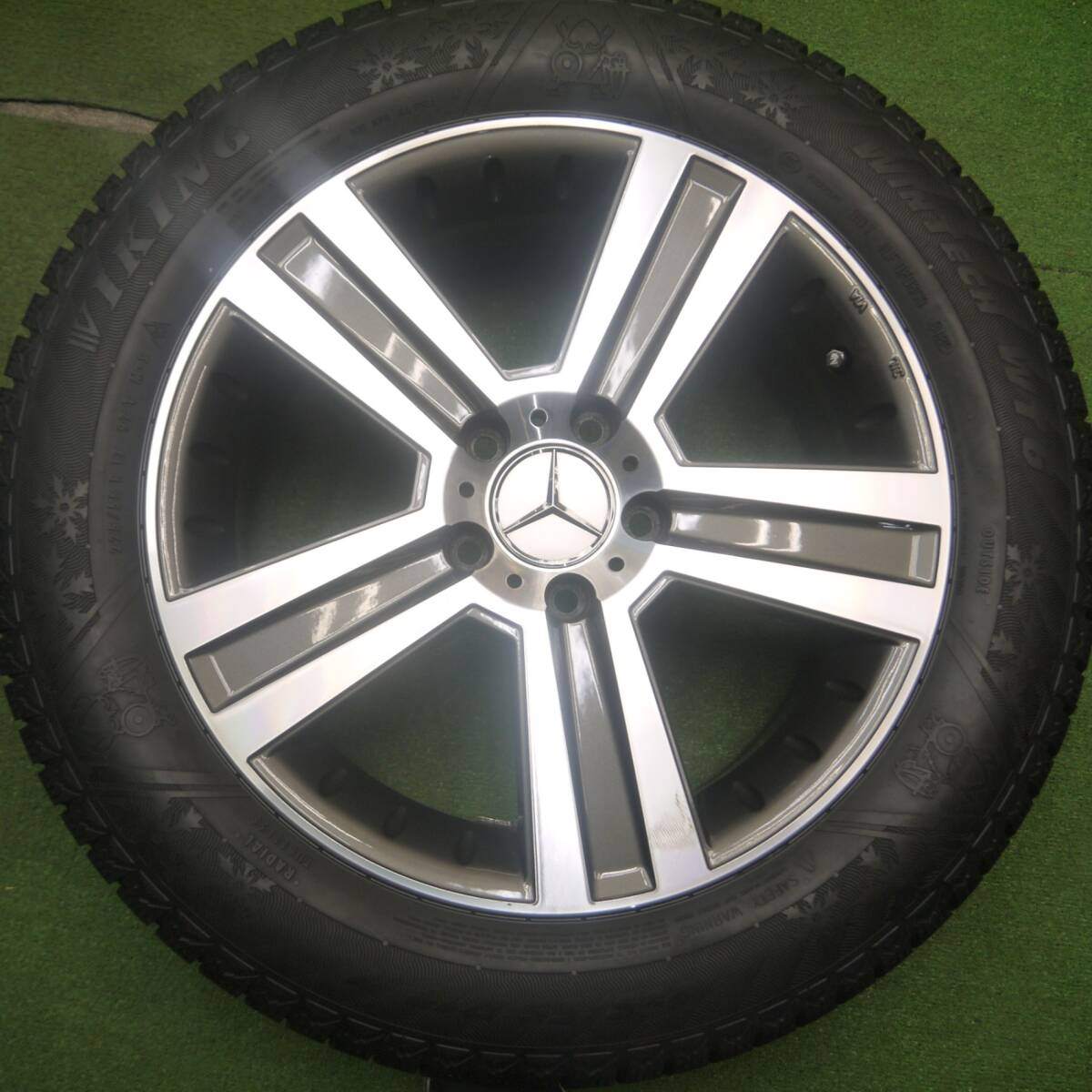 超バリ溝!22年!キレイ!9.5分以上★ベンツ 等 EuroPremium WERNER 阿部商会 225/55R17 スタッドレス バイキング WINTECH WT6 ユーロプレミアム ヴェルナー PCD112/5H★5022112Hス