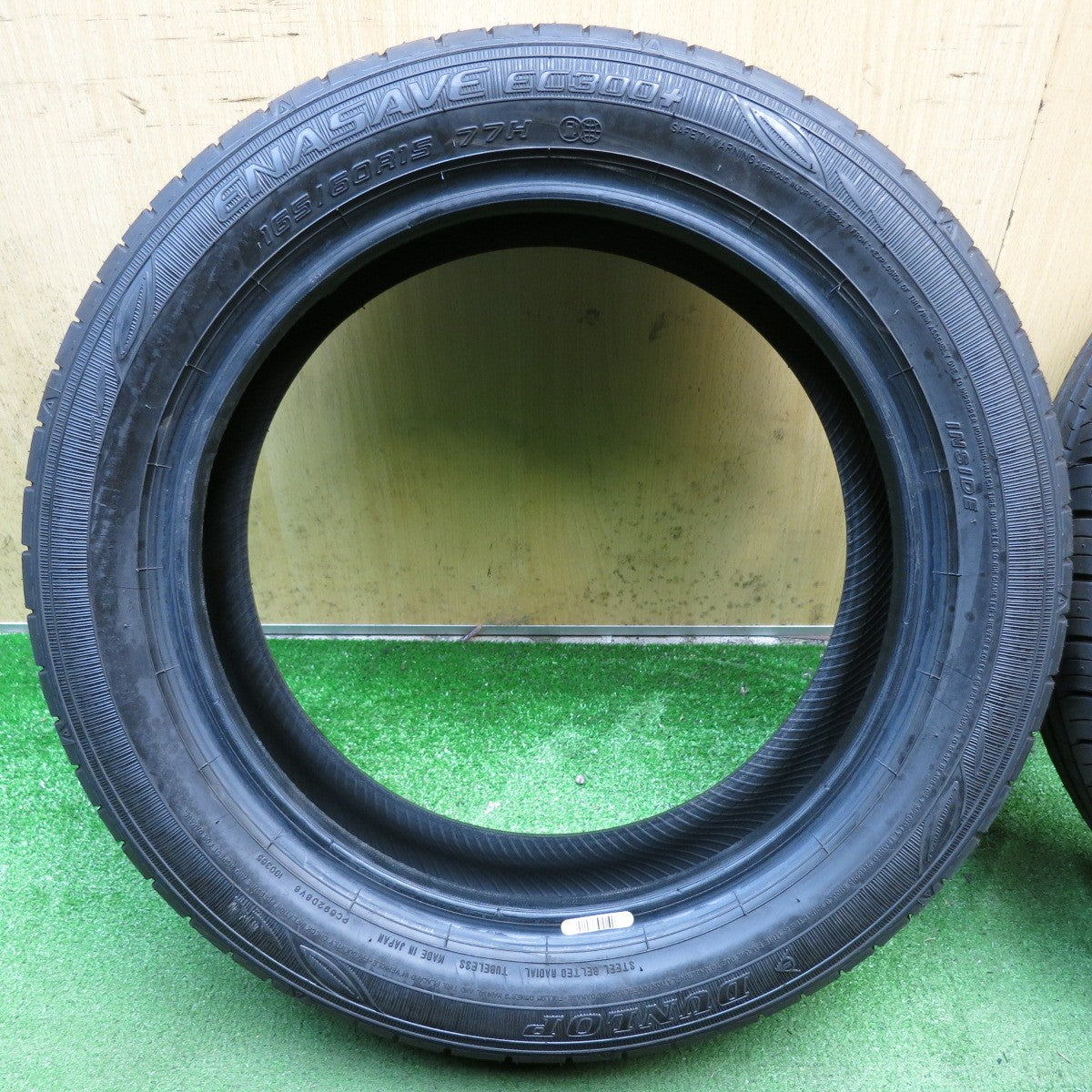 新車外し!26年◎165/60R15 ダンロップ エナセーブ EC300+ タイヤ 15インチ ハスラー デリカミニ キャスト フレアクロスオーバー 等◎6101401KKノタ