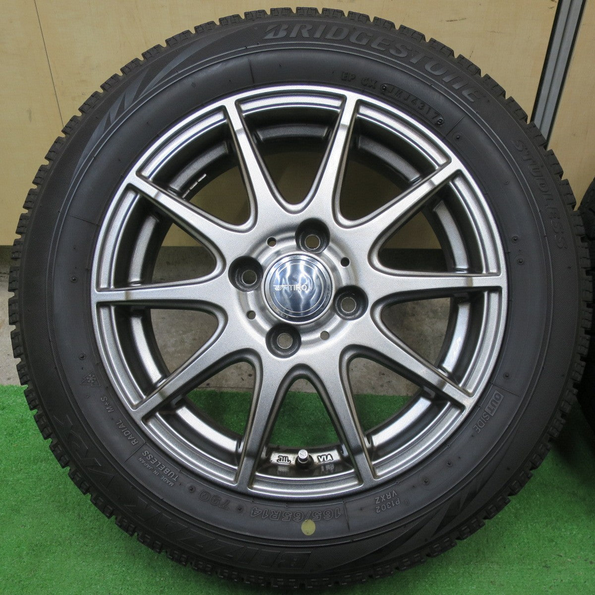 キレイ★スタッドレス 165/65R14 ブリヂストン ブリザック VRX TIRO ティーロ 14インチ PCD100/4H★5060603TTス