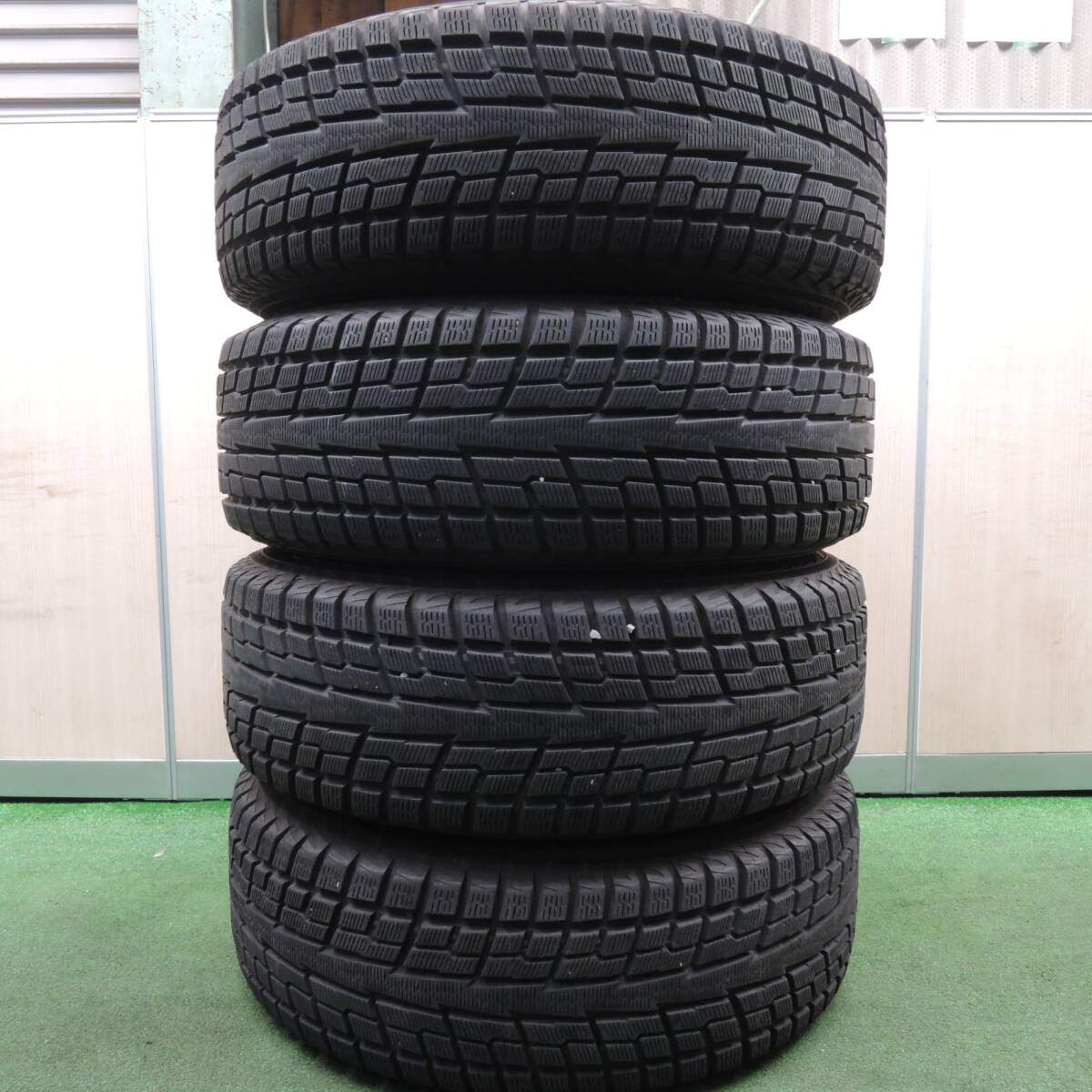 バリ溝!9.5分★スタッドレス ランドローバー イヴォーグ 純正 ATS 225/65R17 ヨコハマ ジオランダー i/T-S 108/5★4030207HAス