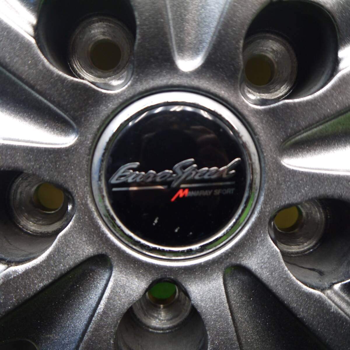 バリ溝!キレイ!8.5分★スタッドレス 205/55R16 ヨコハマ アイスガード iG50 プラス EuroSpeed MANARAY SPORT ユーロスピード 16インチ PCD114.3/5H★5031805Hス