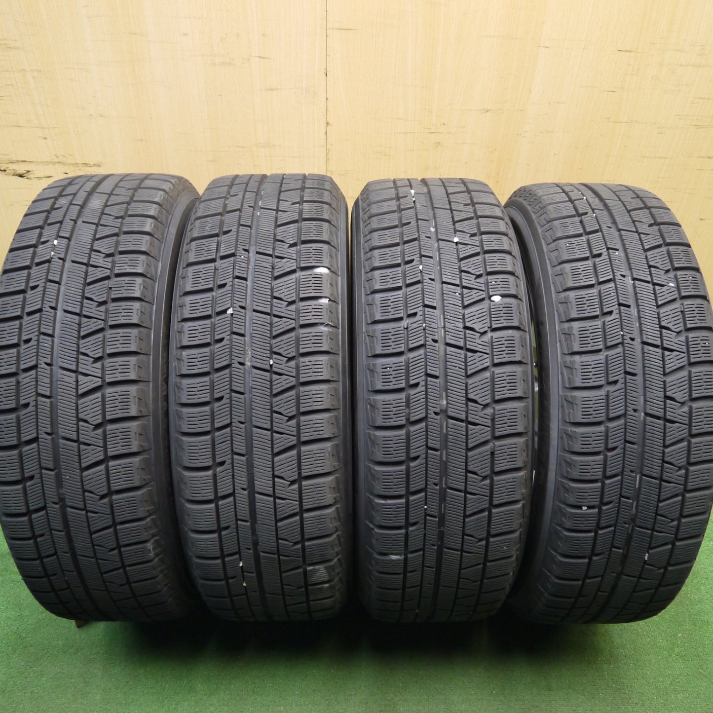 バリ溝!キレイ!9.5分★スタッドレス 205/60R16 ヨコハマ アイスガード iG50 プラス VIOLENTO ヴィオレント 16インチ PCD114.3/5H★5041401Hス