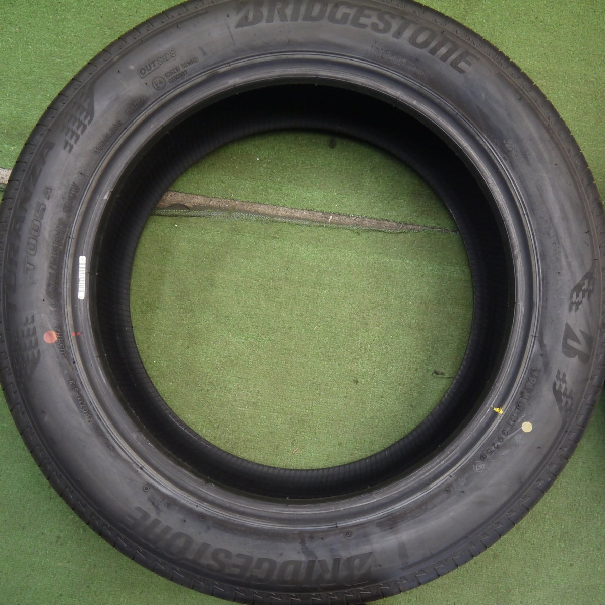 新車外し!25年★215/55R17 ブリヂストン トランザ T005A タイヤ 17インチ WR-V クラウン カムリ ヴェゼル レクサス ES 等★6060502Hノタ