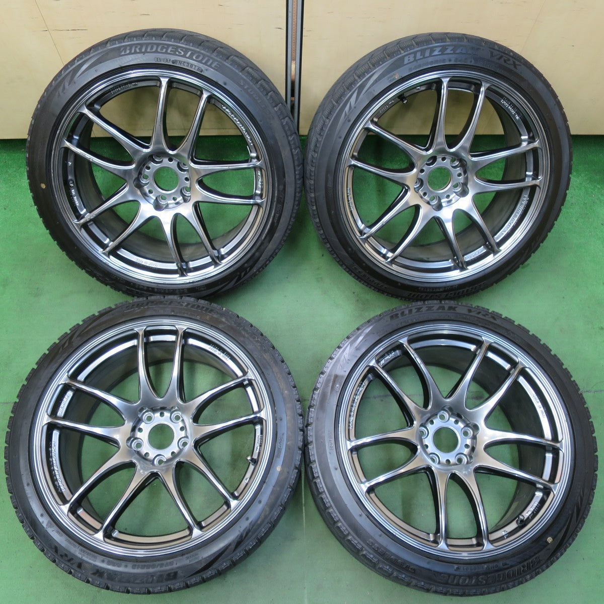 4本価格☆WORK EMOTION EMT-Kiwami 245/40R19 275/35R19 スタッドレス 