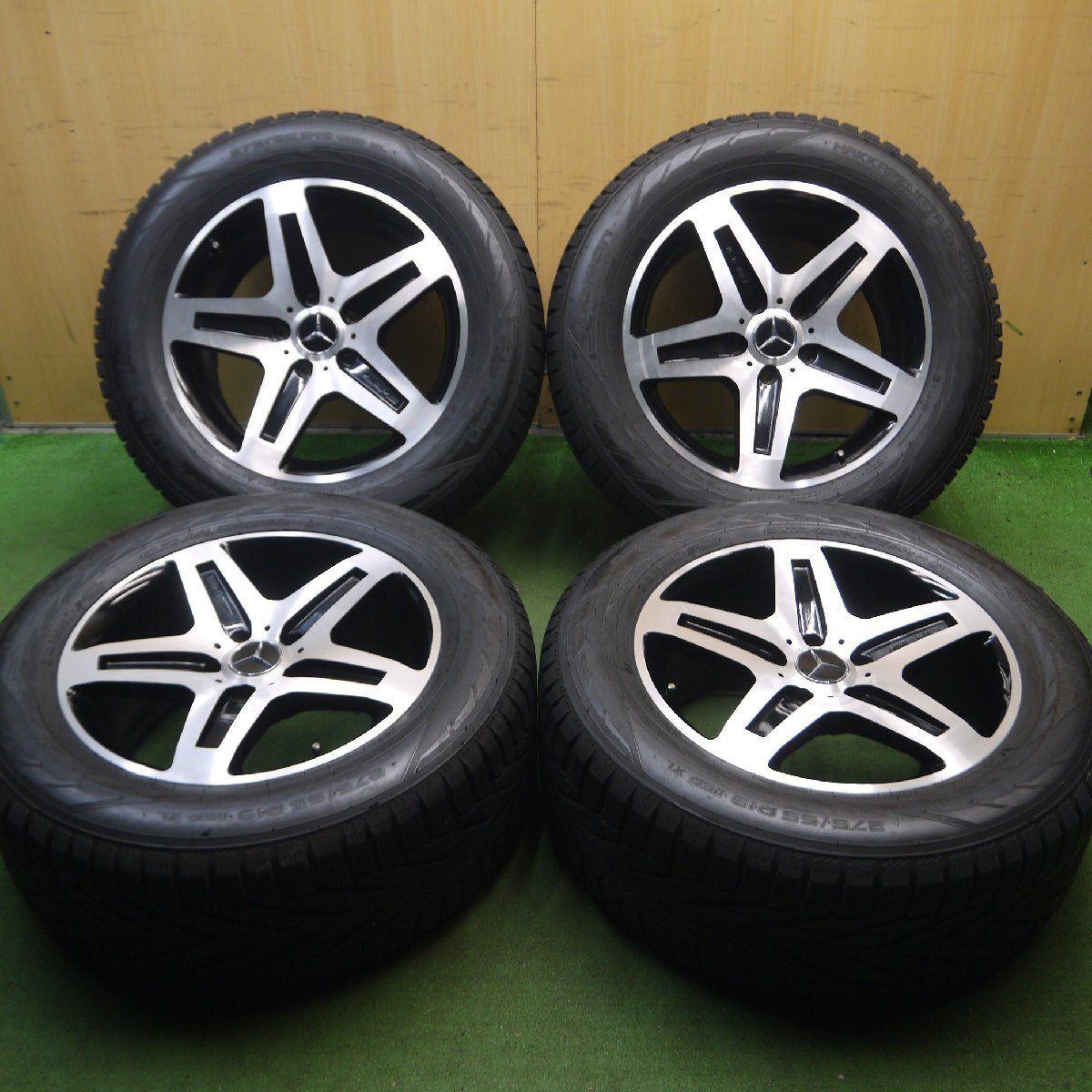 キレイ★ベンツ W463 Gクラス G55 純正 AMG スタッドレス 275/55R19 ノキアン ハッカペリッタ R2 SUV PCD130/5H★3121809Hス