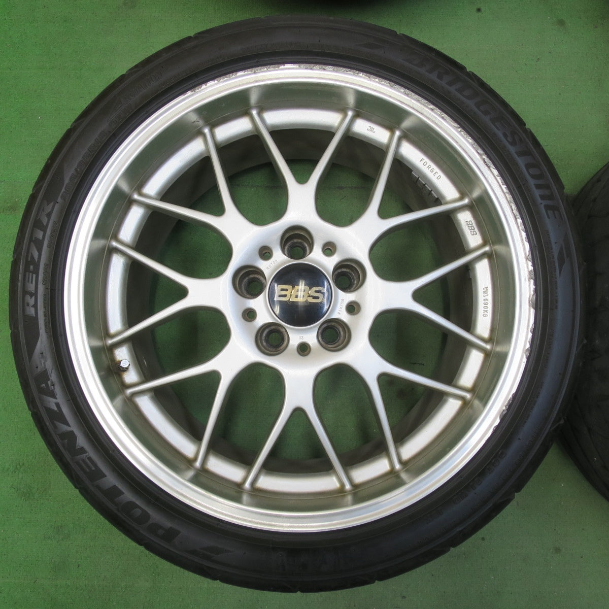 4本価格★BBS RG708 鍛造 265/35R18 ブリヂストン ポテンザ RE-71R 18インチ PCD114.3/5H★5061301イノ