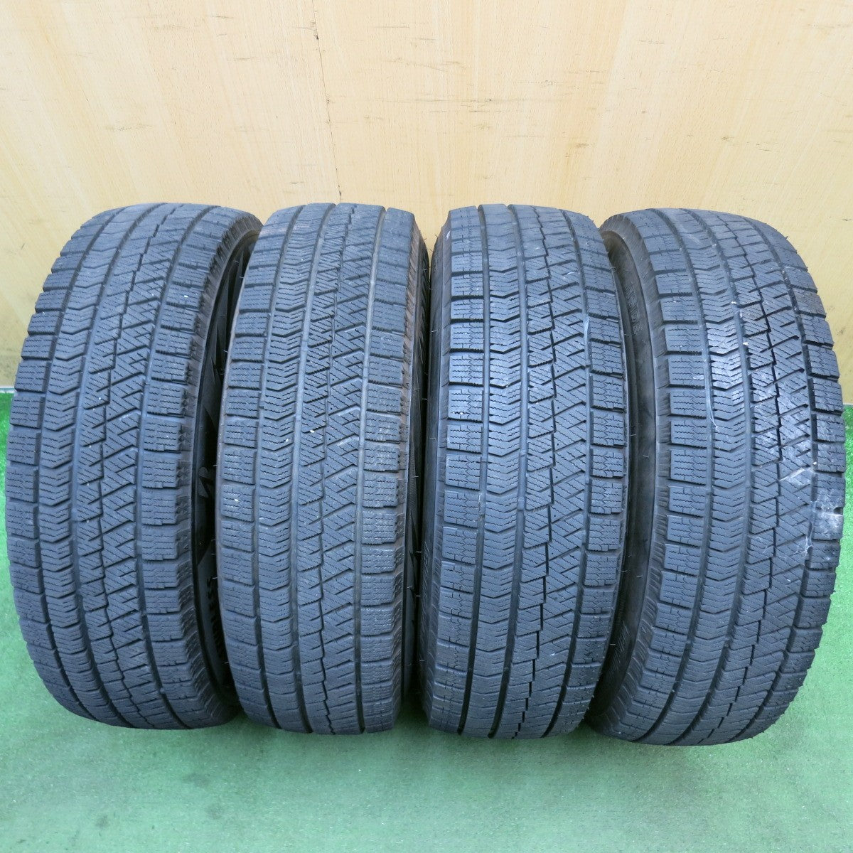 バリ溝!23年!9分◎スタッドレス 185/70R14 ブリヂストン ブリザック VRX2 WAREN ヴァーレン 14インチ PCD100/4H◎6081609HAス