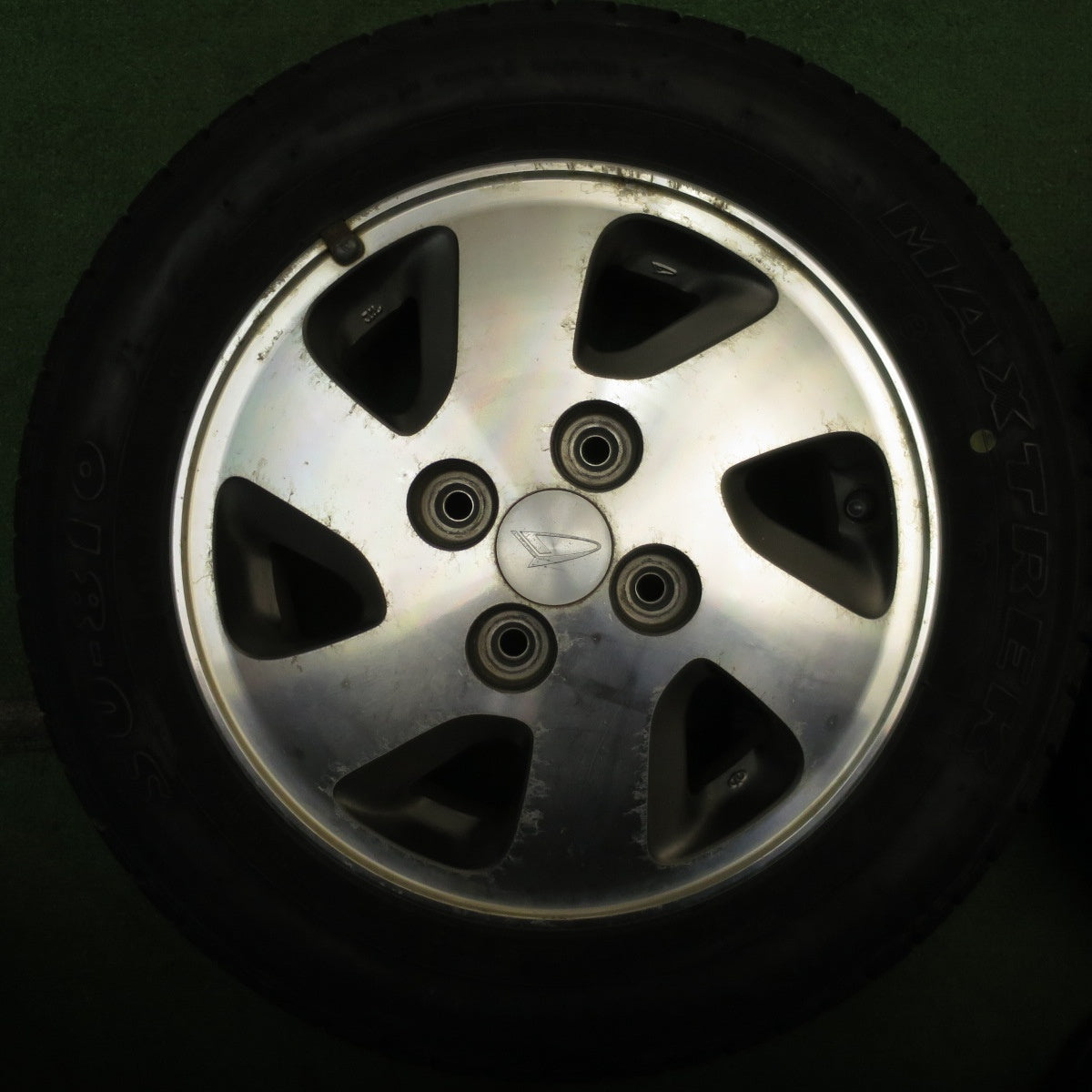 バリ溝!9分★ダイハツ ムーヴ 純正 155/65R13 マックストレック SU-810 13インチ PCD100/4H★5061904NJノ