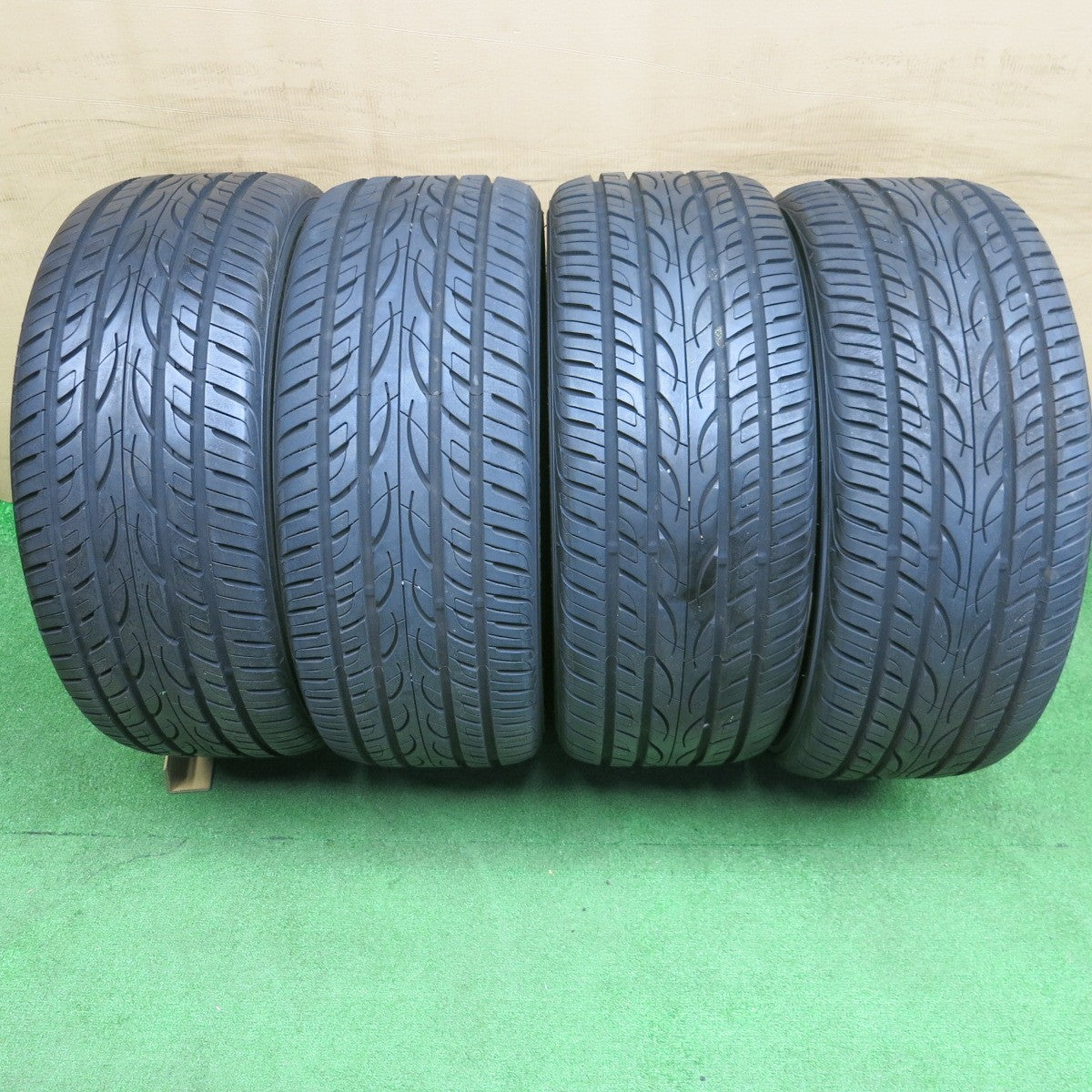 バリ溝!9.5分★LEONIS NAVIA 03 245/40R19 AMF ヨコハマ AVID ENVigor レオニス ナヴィア 19インチ PCD114.3/5H★6021801NKノ