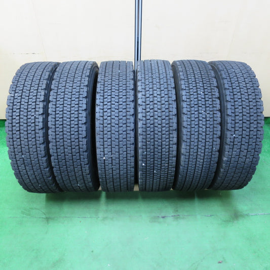 *送料無料* バリ溝!22年!9分★トラック タイヤ 225/80R17.5 123/122L スタッドレス ブリヂストン W900 17.5インチ★4070705イスタ