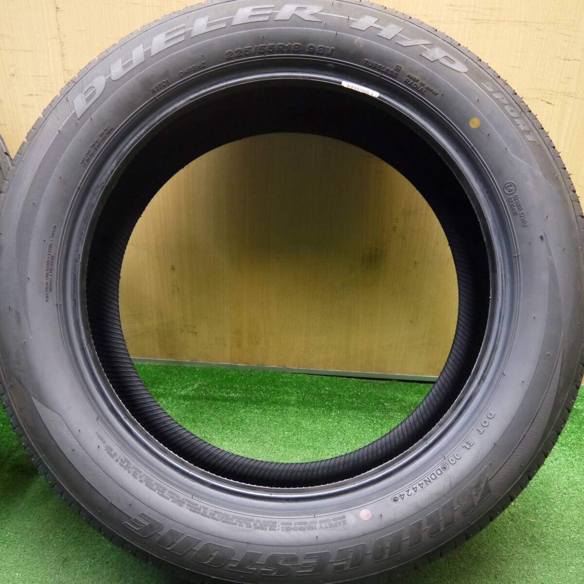 新車外し!24年★225/55R18 ブリヂストン デューラー H/P SPORT タイヤ 18インチ フォレスター XV 等★5040102Hノタ