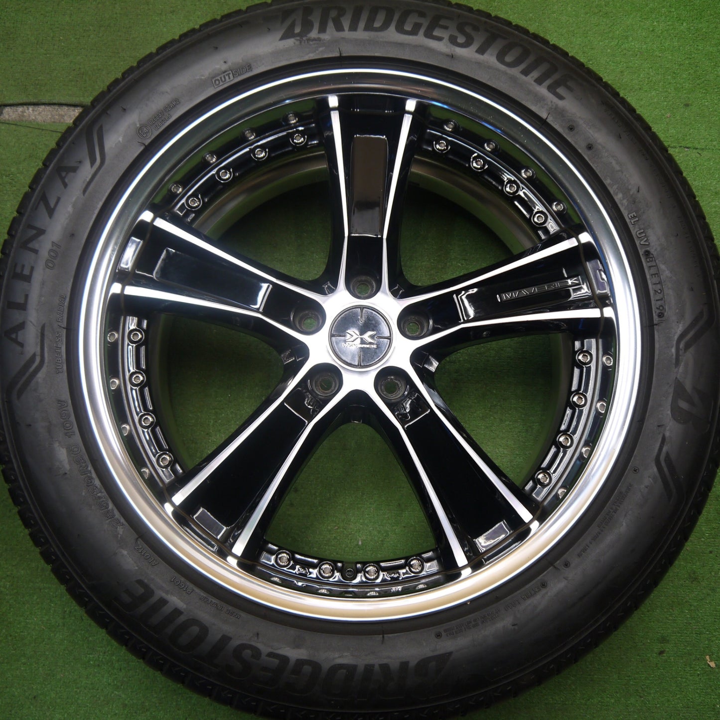 バリ溝!キレイ!9.5分★MAVERICK 005S-R SL 255/50R20 ブリヂストン アレンザ 001 マーベリック 20インチ PCD114.3/5H★5051407Hノ