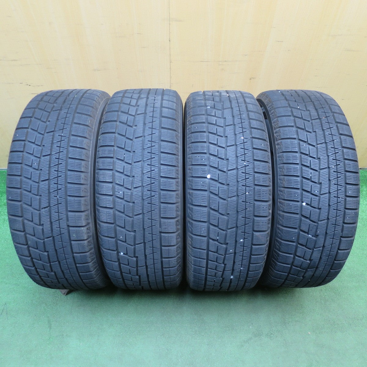 バリ溝!22年!9.5分★アウディ 等 BORBET 225/55R16 スタッドレス ヨコハマ アイスガード iG60 ボルベット 16インチ PCD112/5H★6051203NJス