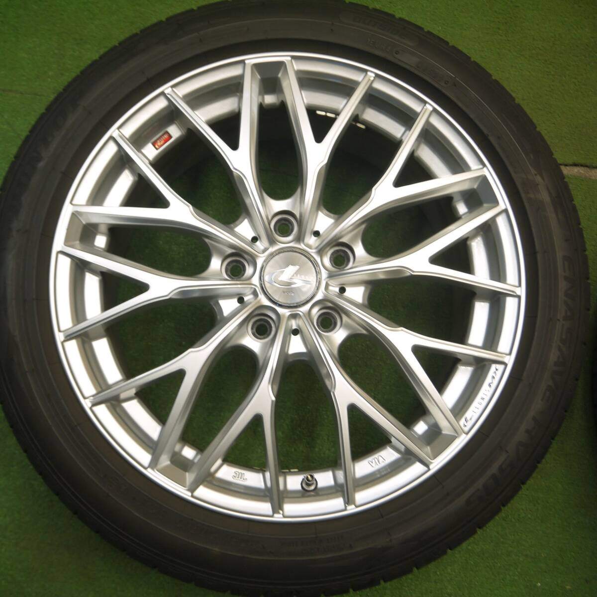 バリ溝!21年!キレイ!8.5分★LEONIS MX 205/50R17 ダンロップ エナセーブ RV505 レオニス 17インチ PCD114.3/5H★5022802Hノ
