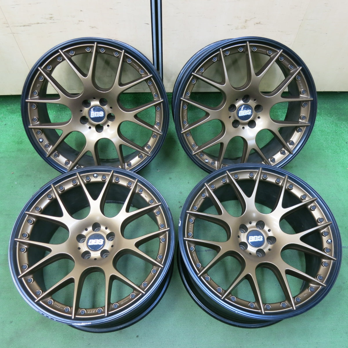 空気圧センサー付☆BBS CH-R2 ブロンズ 21インチ ホイール 21×9J 21 