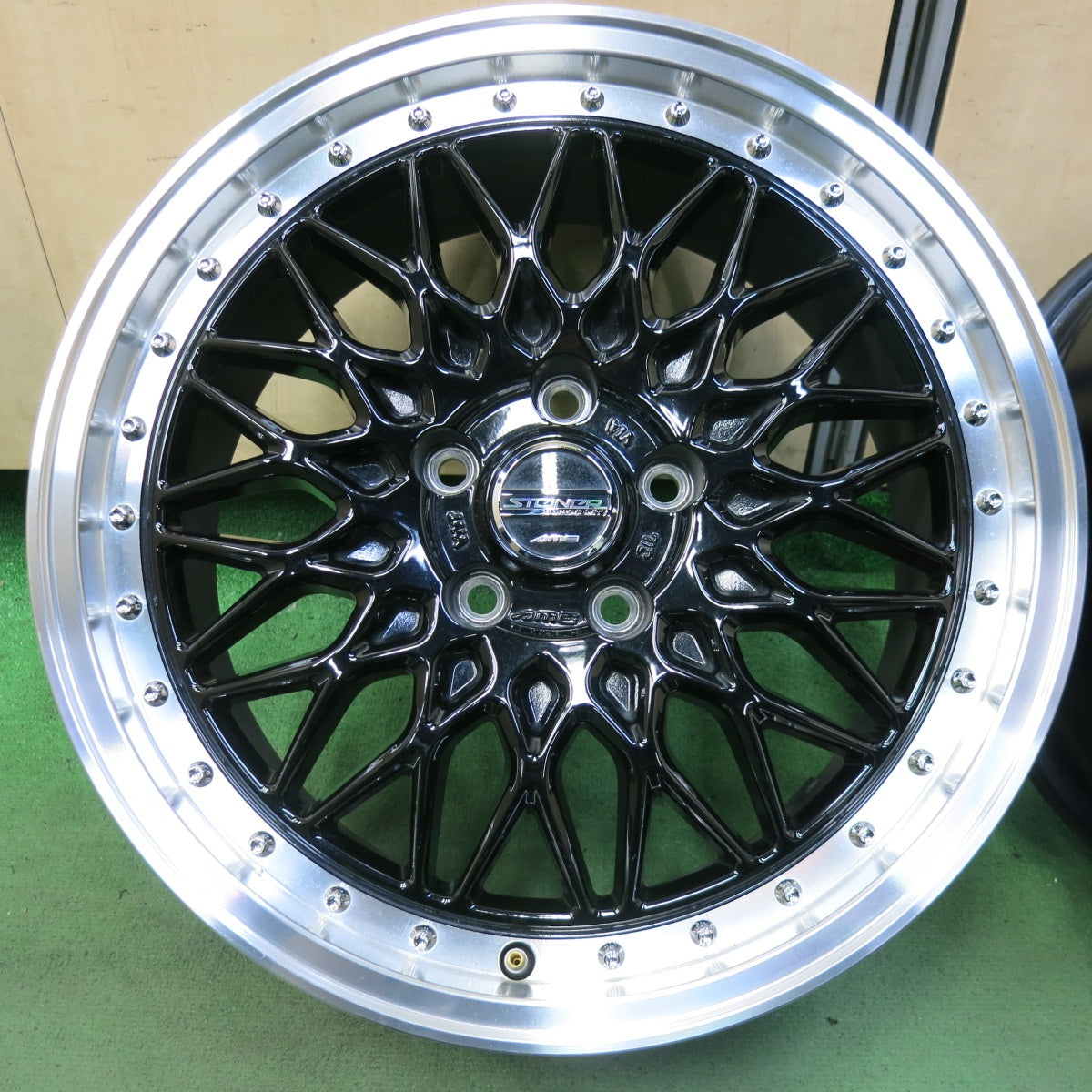 キレイ★STEINER AME 18インチ ホイール 18×7.5J シュタイナー PCD114.3/5H★5072307SYホ