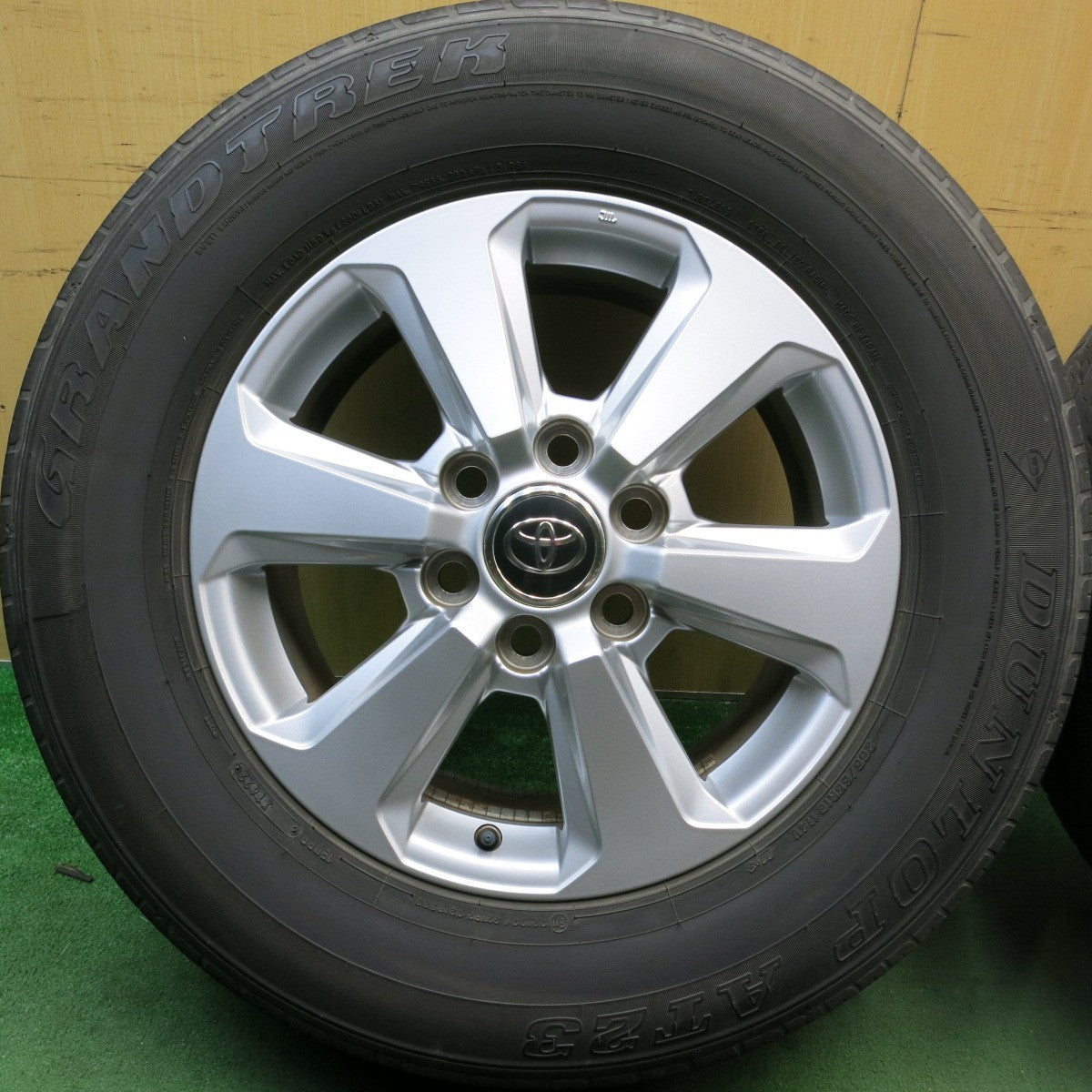 キレイ!22年★トヨタ ランクル 300 AX GX 純正 265/65R18 ダンロップ AT23 グラントレック 18インチ PCD139.7/6H★5100406HAノ