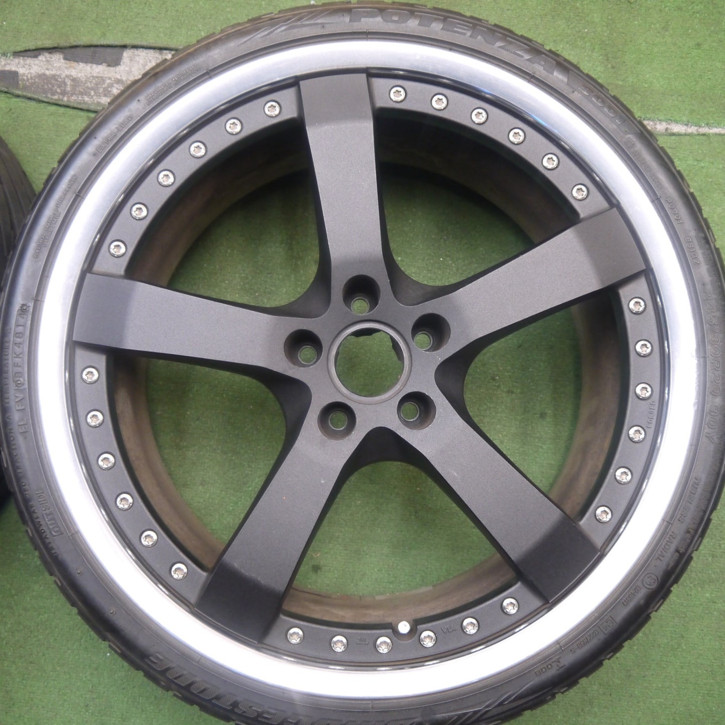 4本価格★WORK EQUIP E05 EPS-FR 245/30R20 305/25R20 ブリヂストン ポテンザ S001 ハンコック ベンタス V12 evo2 ワーク エクイップ PCD112/5H★5082701Hノ