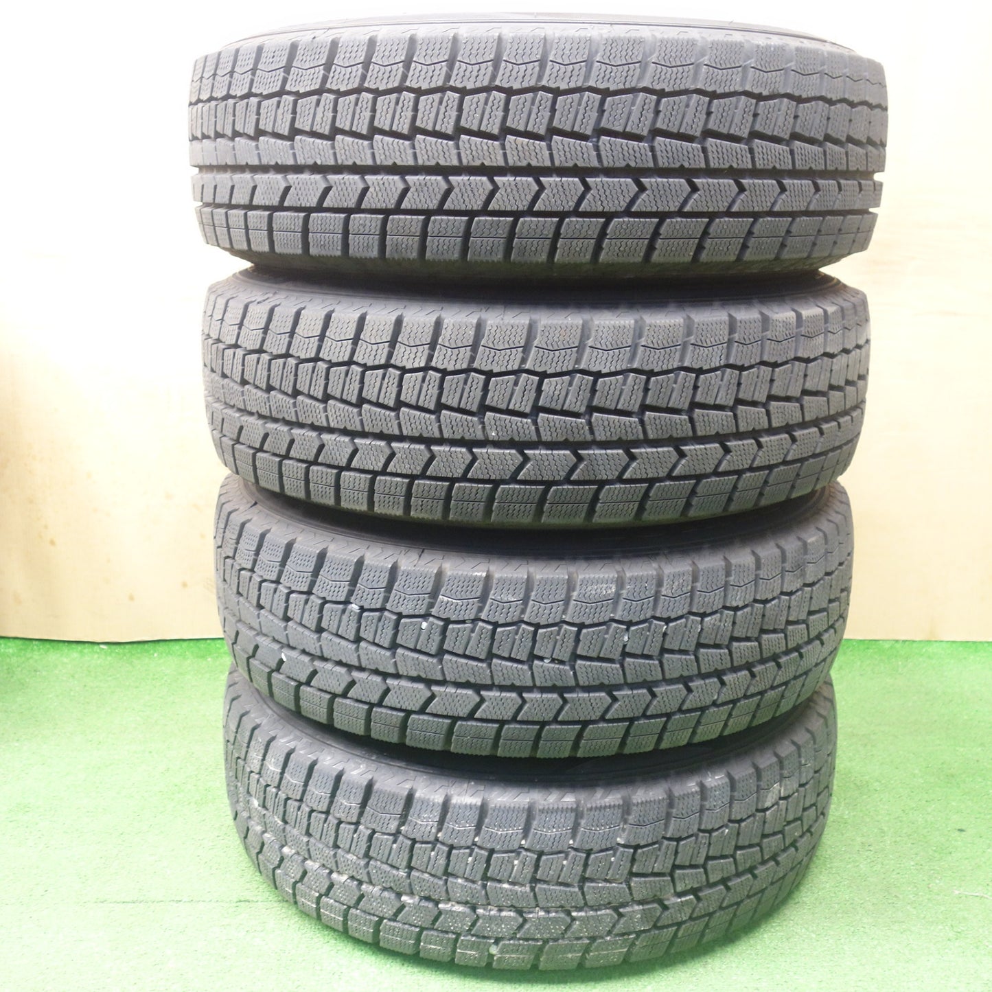 バリ溝!9.5分★スタッドレス 175/70R14 ダンロップ ウインターマックス WM02 WAREN ヴァーレン 14インチ PCD100/4H★6020201KTス