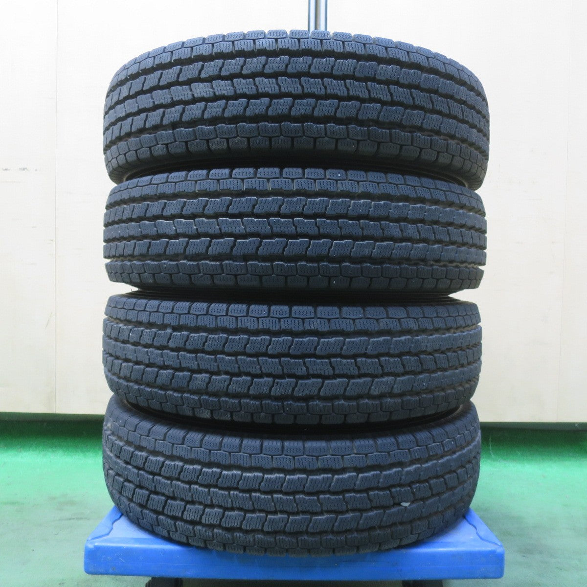 バリ溝!22年!9.5分★スタッドレス 145/80R12 80/78N ヨコハマ アイスガード iG91 スチール ホイール 12インチ PCD100/4H★6042707イス