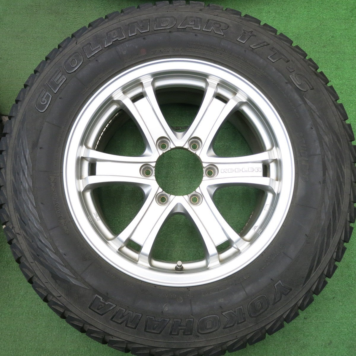 キレイ★KEELER FORCE 265/65R17 スタッドレス ヨコハマ ジオランダー i/T-S キーラー フォース 17インチ PCD139.7/6H★5053001HAス