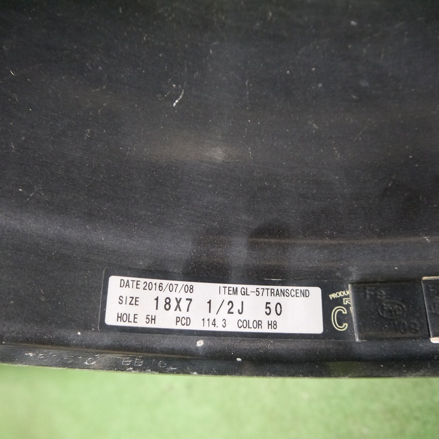 4本価格★RAYS GL-57TRANSCEND gram LIGHTS レイズ グラムライツ トランセンド 18インチ ホイール 18×7.5J PCD114.3/5H★5052704Hホ
