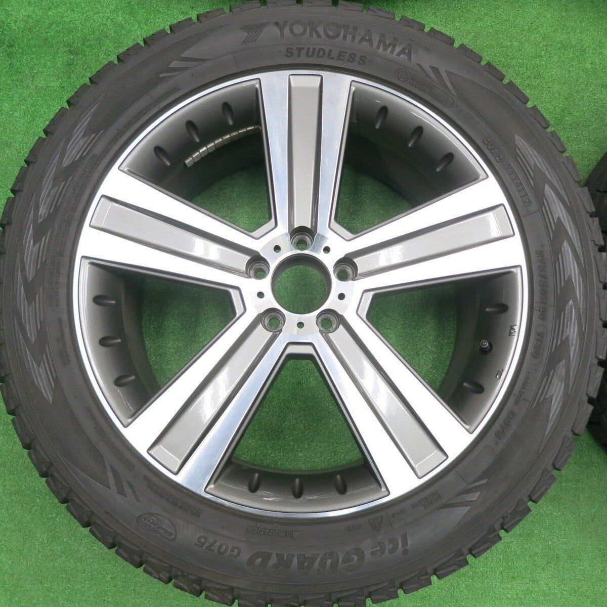 バリ溝!綺麗!9.5分★ベンツ等 阿部商会 ユーロプレミアム WERNER 275/50R20 スタッドレス ヨコハマ アイスガード G075 PCD112/5H★4100802HAス