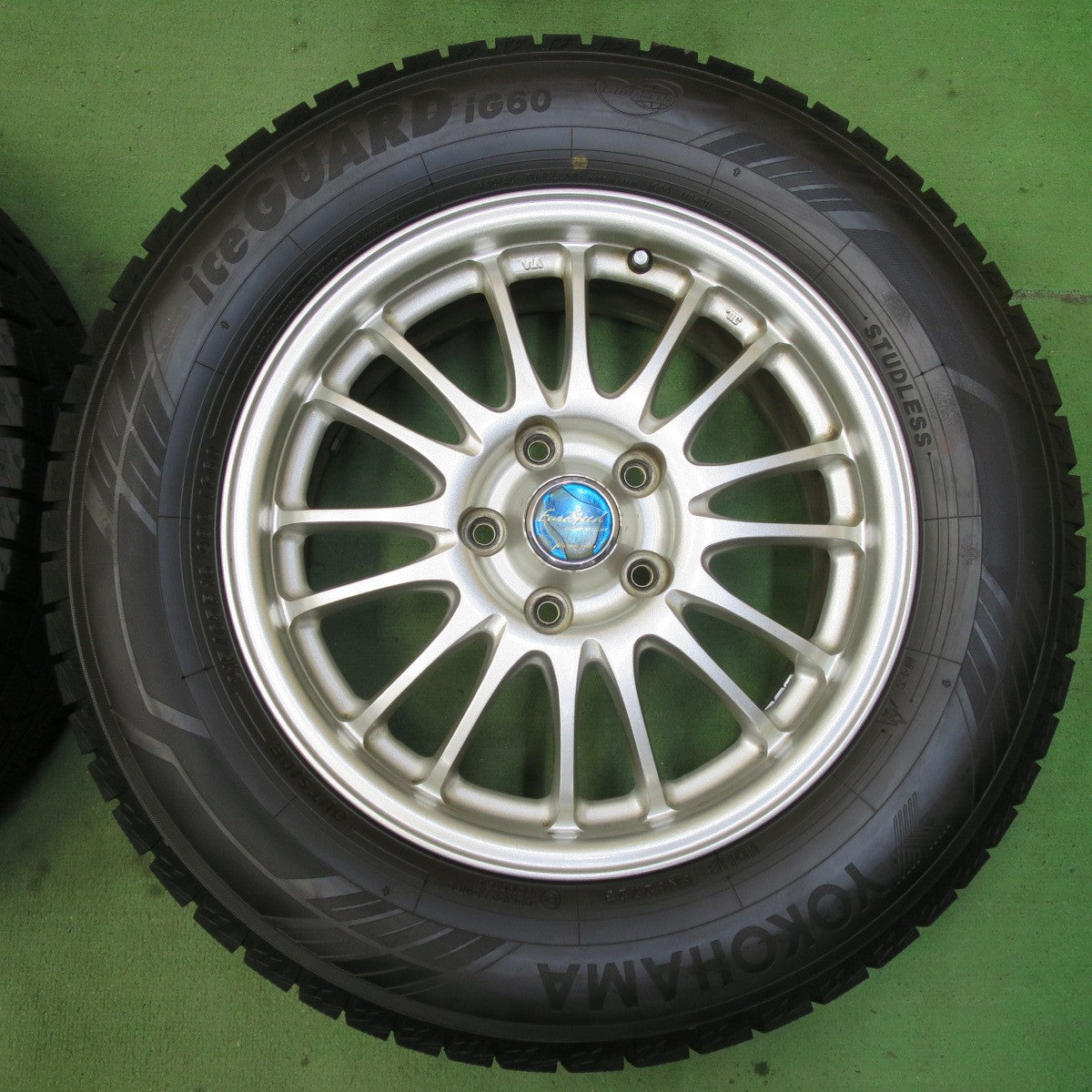 バリ溝!23年!9.5分以上★スタッドレス 215/65R16 ヨコハマ アイスガード iG60 EuroSpeed MANARAY SPORT ユーロスピード マナレイ 16インチ PCD114.3/5H★5062906イス