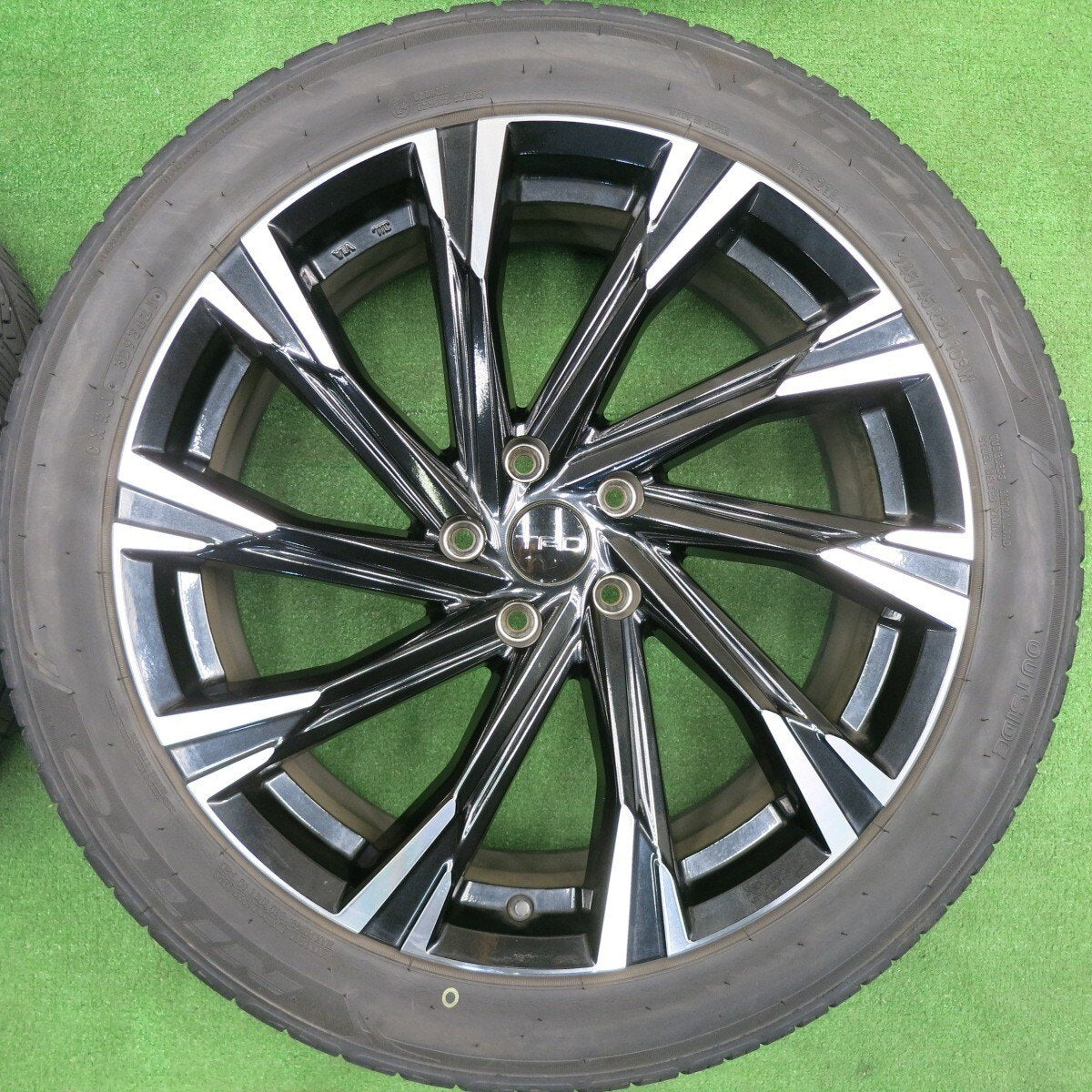 キレイ!21年★TRD TFⅩ-Limited アルミニウム 鋳造 1ピース 245/45R20 ニットー NT421Q 20インチ PCD114.3/5H★4121810TNノ
