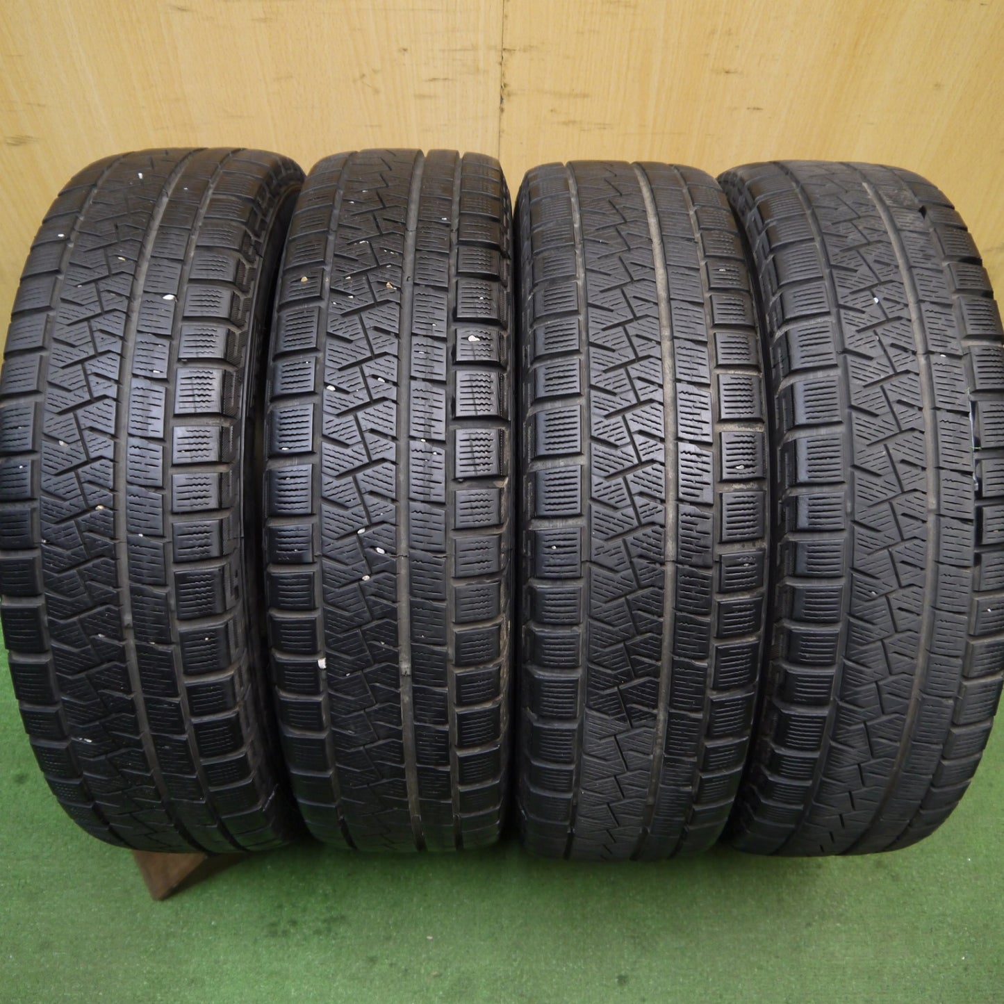 4本価格★スタッドレス 165/55R15 ピレリ アイスアシンメトリコ SMACK ENKEI スマック エンケイ 15インチ 軽 サイズ N-BOX ウェイク 等 PCD100/4H★5063005Hス