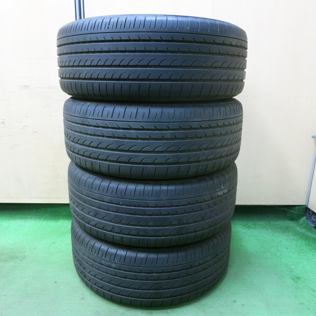 バリ溝!21年!8.5分★スバル GP7 XV 純正 ENKEI 225/55R17 ヨコハマ ブルーアース RV-02 17インチ エンケイ PCD100/5H★5062611SYノ