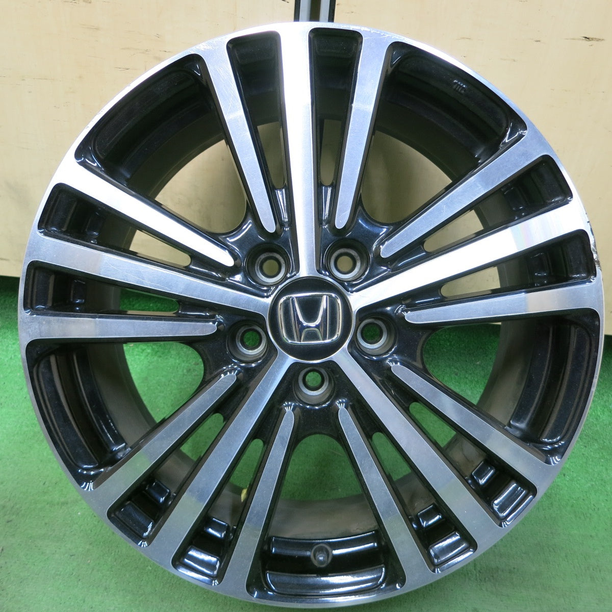 1本価格★ホンダ RC1 オデッセイ アブソルート EX 純正 ENKEI ホイール 18インチ 18×7J エンケイ PCD114.3/5H★5060902ナホ