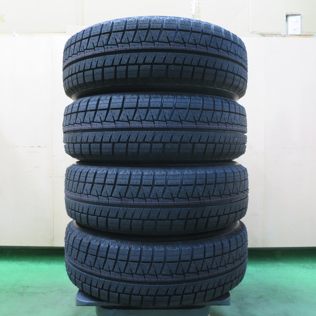 未使用!22年★トヨタ カローラ ツーリング 純正 スチール 195/65R15 スタッドレス ブリヂストン アイスパートナー2 15インチ PCD100/5H★5072802イス
