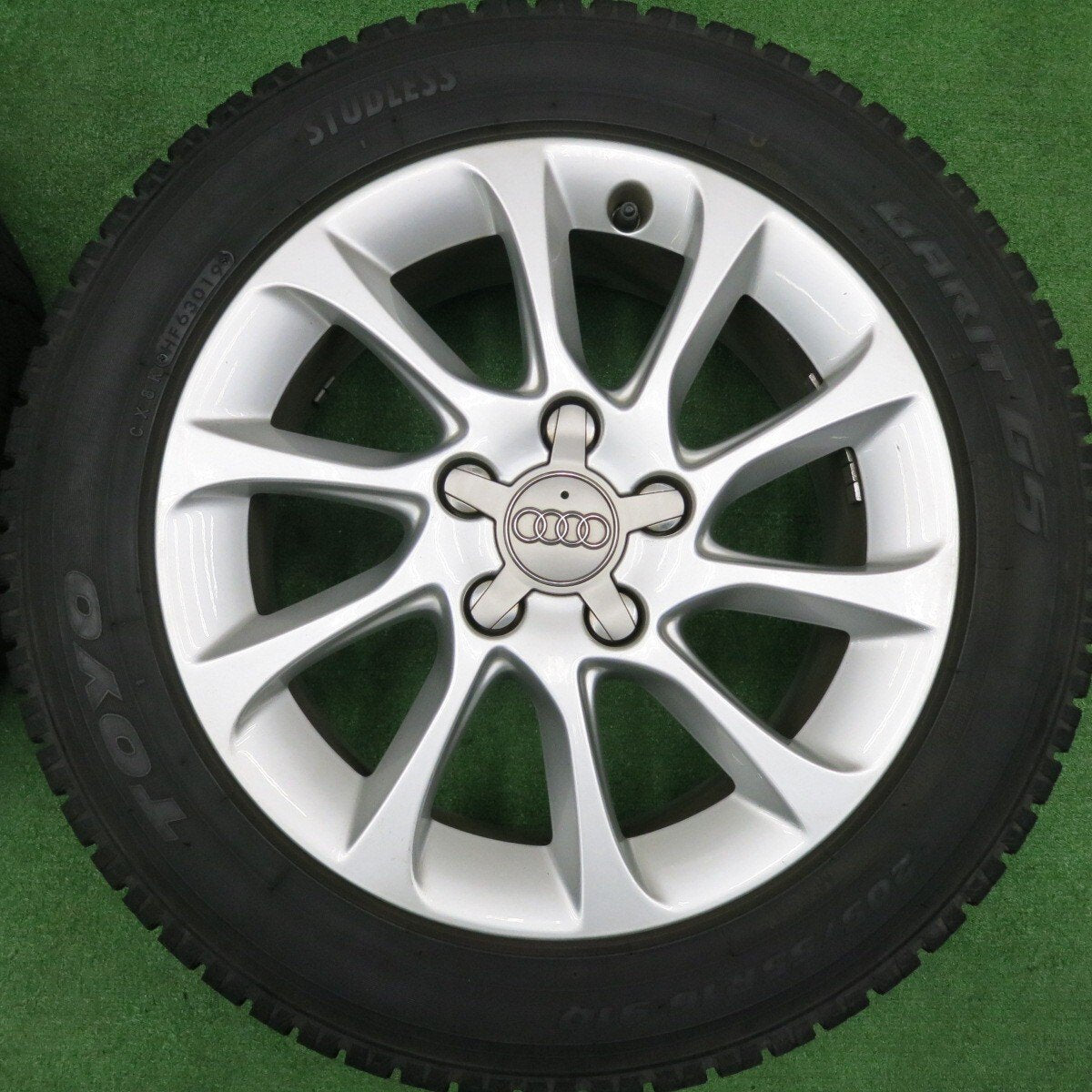 バリ溝!9.5分★アウディ 8V A3 純正 205/55R16 スタッドレス トーヨー ガリット G5 16インチ PCD112/5H★4111503HAス