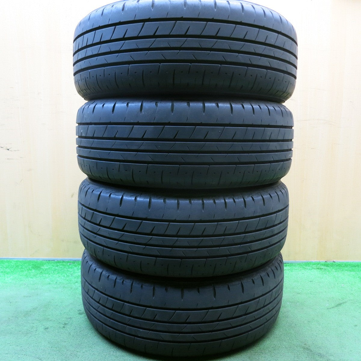 バリ溝!21年!9.5分★ホンダ ヴェゼル 純正 ENKEI 215/55R17 ブリヂストン プレイズ PX-RV2 17インチ エンケイ PCD114.3/5H★5090409HAノ
