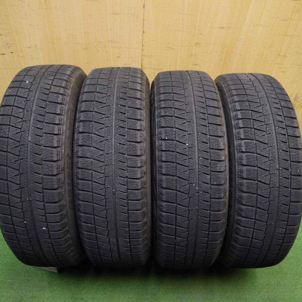 4本価格★ワーゲン等 BORBET 175/65R15 スタッドレス ブリヂストン ブリザック REVO GZ ボルベット PCD100/5H★5031706Hス