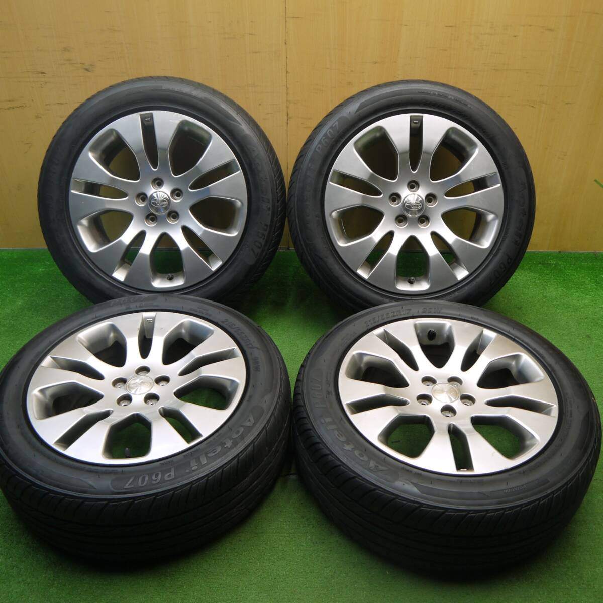 4本価格!21年★スバル BP9 レガシィ アウトバック 純正 215/55R17 オーテリー P607 17インチ PCD100/5H★5032807Hノ