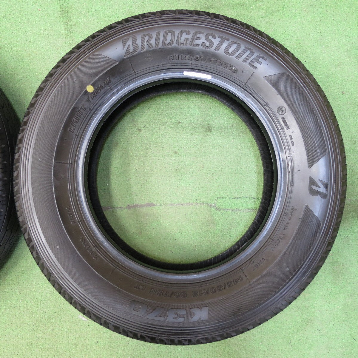 4本価格!23年★145/80R12 80/78N ブリヂストン K370 タイヤ 12インチ 軽 トラック 軽 バン 等★5052903イノタ